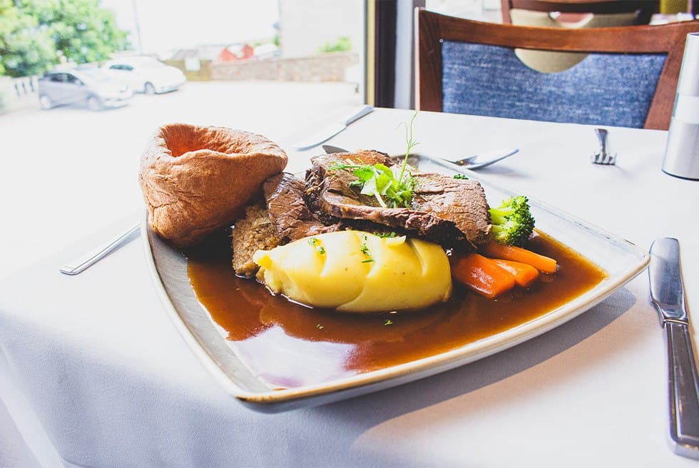 Sunday roast at the Cove Bay Hotel