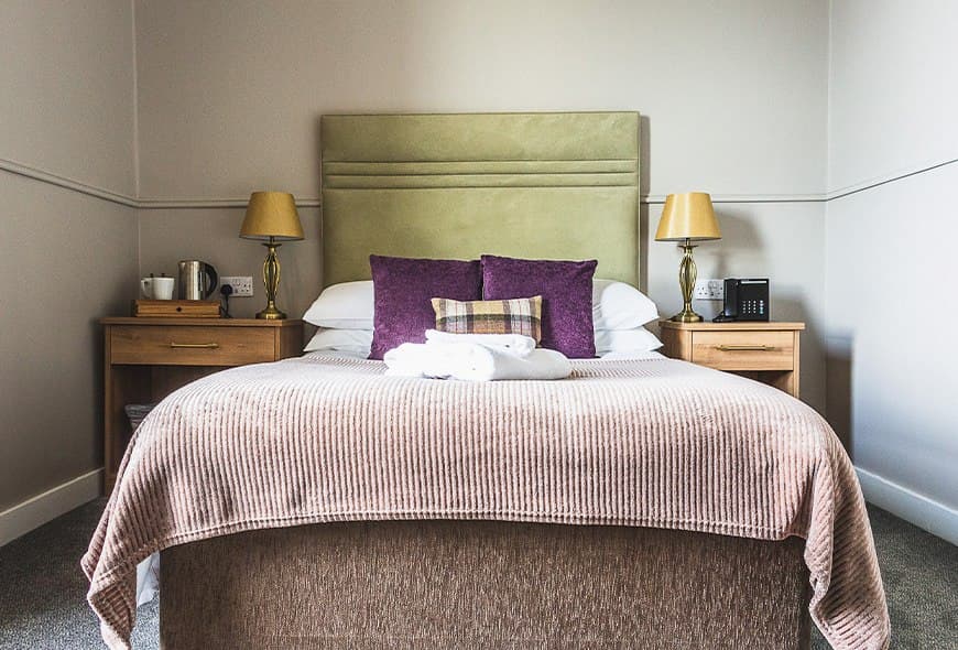 A sea facing room at the Cove Bay Hotel